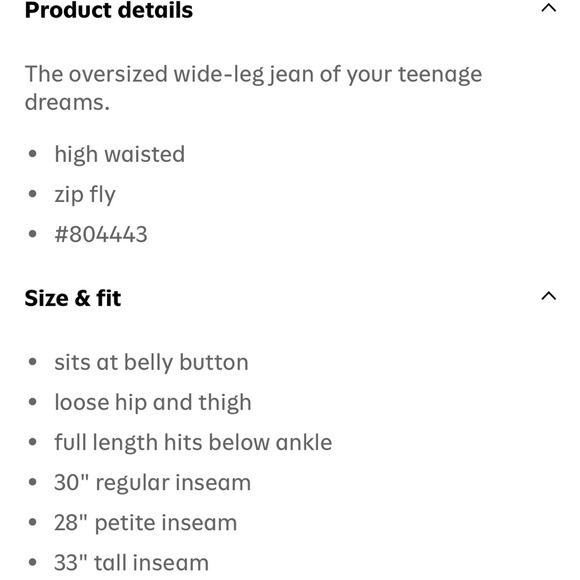 Old Navy High Waisted Baggy Wide Leg Jeans - Picture 4 of 7